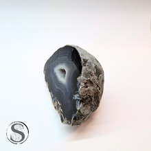 Load image into Gallery viewer, Black Lace Agate Geode - Mexico
