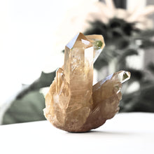 Load image into Gallery viewer, Raw Citrine Cluster  Points – 113g I Untreated Golden Quartz from Madagascar
