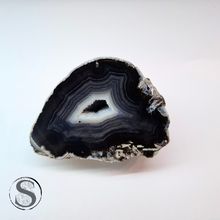 Load image into Gallery viewer, Black Lace Agate Geode - Mexico
