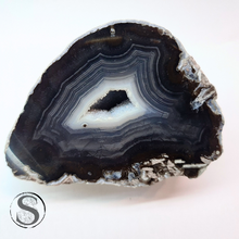 Load image into Gallery viewer, Black Lace Agate Geode - Mexico
