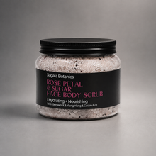 Load image into Gallery viewer, ROSE PETAL &amp; SUGAR Face &amp; Body Scrub I Hydrating + Nourishing
